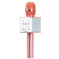 Karaoke bluetooth microphone with speaker, bronze - Microphone