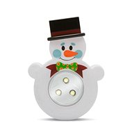 Snowman, children's portable LED night light with 3 x AAA batteries - Night Light