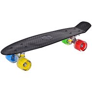 ENERO 56cm with LED wheels, BLACK RAINBOW - Penny Board