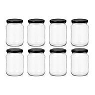 DuraHome Preserving Jar 720ml with Lid 82, 8pcs - Canning Jar