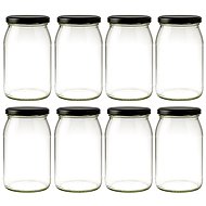 DuraHome Preserving Jar 900ml with Lid, 8pcs - Canning Jar