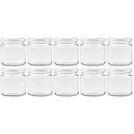 DuraHome Preserving Jar 212ml with 66mm Lid, 10pcs - Canning Jar