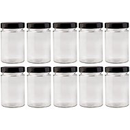 DuraHome Preserving Jar 330ml with Lid 66, 10pcs - Canning Jar