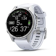 Garmin Fenix 8 43mm AMOLED Silver/Whitestone Band - Smart Watch
