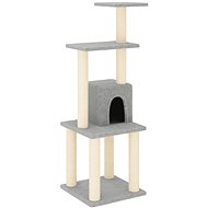 SHUMEE Cat scratcher with sisal posts light grey 105 cm - Cat Scratcher