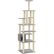 SHUMEE Cat scratcher with sisal posts light grey 183 cm - Cat Scratcher