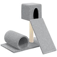 SHUMEE Cat scratcher with sisal post light grey 59 cm - Cat Scratcher