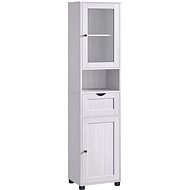 VASAGLE white, wooden, standing, storage, 40 × 30 × 165 cm - Bathroom Cabinet