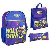 Sonic: Wild Thing Backpack with snack box and pencil case - School Set