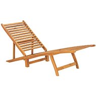 Zahradní lehátko masivní teak, 316151 - Zahradní lehátko