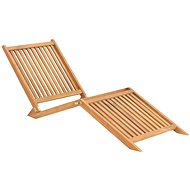 Zahradní lehátko masivní teak, 316152 - Zahradní lehátko