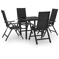 5-piece garden dining set aluminium anthracite, 3070634 - Garden Furniture