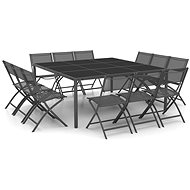 13 Piece Garden Dining Set steel, 3073500 - Garden Furniture