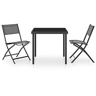 3-piece garden dining set steel, 3073501 - Garden Furniture