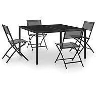 5-piece garden dining set steel, 3073534 - Garden Furniture