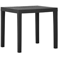 Zahradní stůl šedý 79 × 65 × 72 cm plast, 315843 - Zahradní stůl