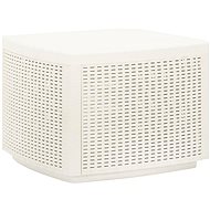 Zahradní stůl bílý 53 × 53 × 40 cm plast, 315856 - Zahradní stůl