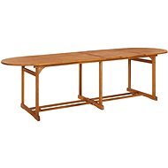 Zahradní jídelní stůl 280 × 90 × 75 cm masivní akáciové dřevo, 315950 - Zahradní stůl