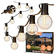 Smart LED Garden Light Garland 10m 15× LED Bulb E12 220V - Light Chain