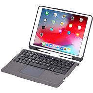 4smarts Keyboard Case Solid QWERTZ, Trackpad, Pen Holder, for Apple iPad 10.2 (2020) / iPad 10.2 (20 - Tablet Case With Keyboard