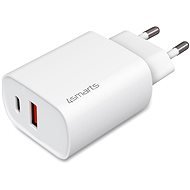 4smarts Wall Charger VoltPlug Adaptive 25W with PD, Quick Charge and AFC, white - Töltő adapter