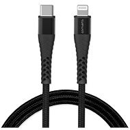 4smarts USB-C to Lightning Cable PremiumCord XXL MFi certified 3 m black/grey - Dátový kábel