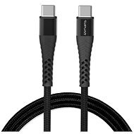 4smarts USB-C zu USB-C Kabel PremiumCord XXL 3m schwarz / grau - Datenkabel