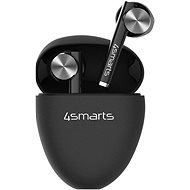 4smarts TWS Bluetooth Headphones Pebble, Black - Wireless Headphones