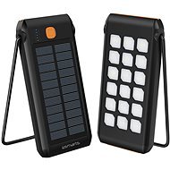 4smarts Solar TitanPack Flex 10000mAh with Stand and Flashlight black / orange - Powerbanka