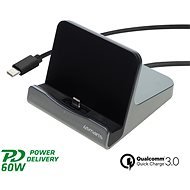 4smarts Charging Station VoltDock Tablet USB-C 60W gunmetal - Ladeständer