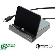 4smarts Charging Station VoltDock Tablet Lightning 20W gunmetal - Töltőállvány