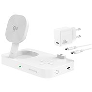 4smarts Qi2 Charging Station Trident white - Charging Stand