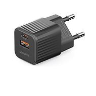 4smarts Wall Charger VoltPlug Duos Mini PD 20 W, fekete - Töltő adapter