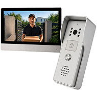 Verk 27802 Video intercom with LCD monitor, WiFi, IR night vision, silver - Video Phone 