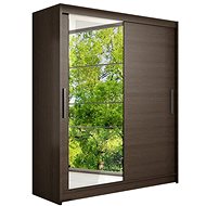 Nejlevnější nábytek Tabari VI - choco / zrcadlo - Wardrobe