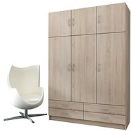 Nejlevnější nábytek Jadiel - dub sonoma - Wardrobe