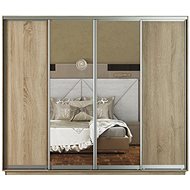 Nejlevnější nábytek Torb 280 cm - dub sonoma - Wardrobe