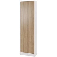 Cheapest furniture Nejby Rodney 20 - white / oak sonoma - Wardrobe
