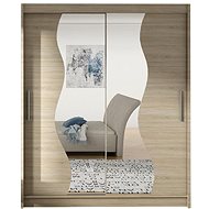 Nejlevnější nábytek Gamba S - dub sonoma / zrcadlo - Wardrobe