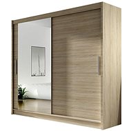 Cheapest furniture Gamba VI - oak sonoma / mirror - Wardrobe