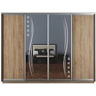 Nejlevnější nábytek Swok 300 cm - dub sonoma - Wardrobe