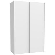 Nejlevnější nábytek Zubara s posuvnými dverami – biela - Šatníková skriňa