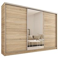 Cheapest furniture Litolaris 250 with mirror - oak sonoma - Wardrobe