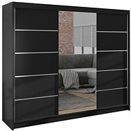 Cheapest Hardy VI furniture with mirror - black - Wardrobe