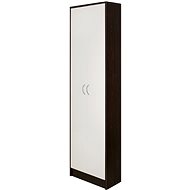 Nejlevnější nábytek Belinay - mahagon / bílá - Wardrobe