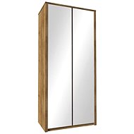 Nejlevnější nábytek Marlett 2D se zrcadly - dub lefkas tmavý - Wardrobe