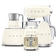 SMEG 50's Retro Style 4,8 l cream food processor, with stainless steel base + strainer + pressure co - Appliance Set