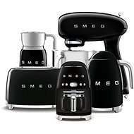 SMEG 50's Retro Style 4,8 l food processor black, with stainless steel bowl + Hood + Pressure cooker - Appliance Set