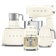 SMEG 50's Retro Style 4,8 l food processor cream, with stainless steel bowl + strainer + pressure co - Appliance Set