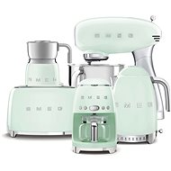 SMEG 50's Retro Style 4,8 l pastel green food processor with stainless steel base + strainer + - Appliance Set